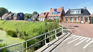 Huizen aan de Oudebildtdijk. Foto: Google Streetview